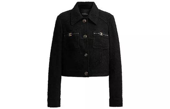 COACH Женская куртка, цвет Black