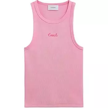 COACH Женская майка SS24, розовая