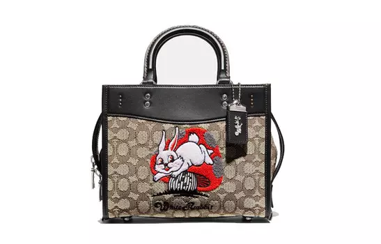 COACH Женская сумка через плечо Rogue, Khaki/Black