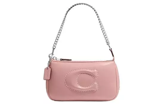 COACH Женская сумка-мешок Nolita из овчины, светло-розовая