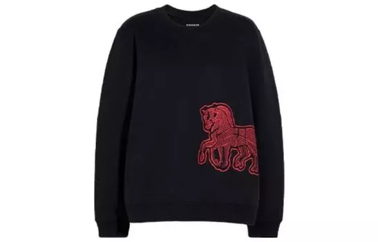 COACH Женская толстовка, цвет Black