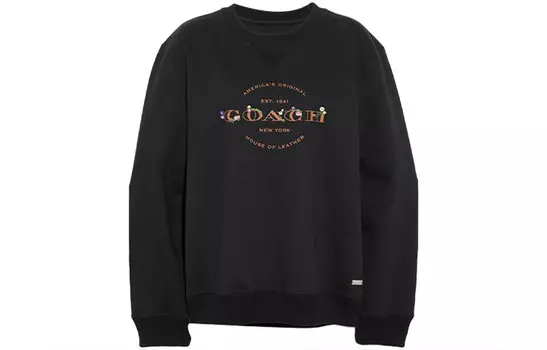 COACH Женская толстовка, цвет Black