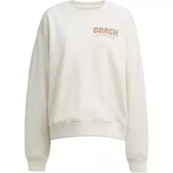 COACH Женская толстовка FW24 кремового цвета
