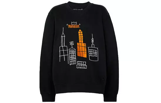 COACH Женская толстовка x Jean Michel Basquiat, черная