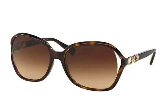 COACH Женские солнцезащитные очки, Dark Brown