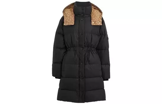 COACH Женский пуховик, цвет Black