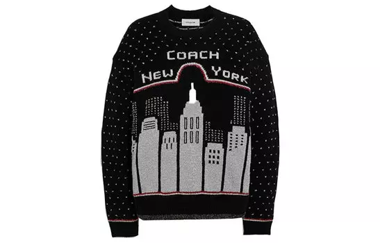 COACH Женский свитер, цвет Black
