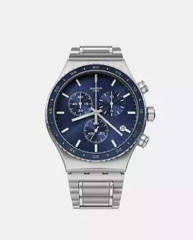 Cobalt Lagoon YVS496G Мужские часы из серой стали Swatch, серый