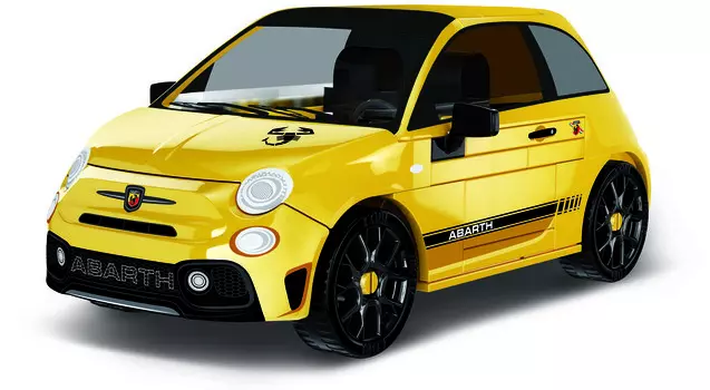 Cobi Abarth, Автомобиль Fiat Abarth 595 Competizione COBI-2460, желтый, 171 класс (70620597)