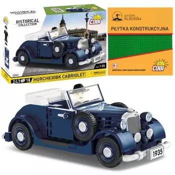 Cobi Blocks 2262 Автомобиль Кабриолет Horch830Bk Автомобиль Вов2 Автомобиль Автомобиль 243 El
