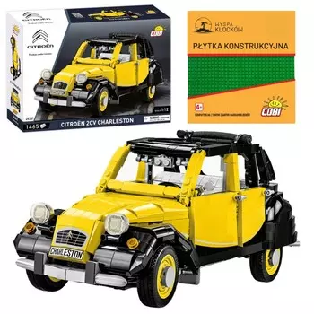 COBI BLOCKS 24341 Citroen 2CV Charleston CARS 1:12 1465 Эл. + ТАРЕЛКА