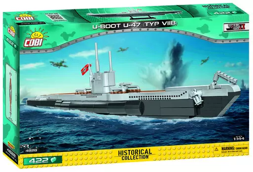 Cobi, Hc Wwii Deutsches U-Boot U-47 Viib блоки 420 шт., 4828