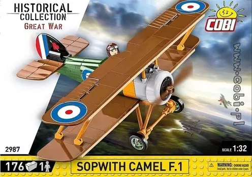 COBI, Историческая коллекция Великой войны, Sopwith.F.1 Camel, 2987 г.