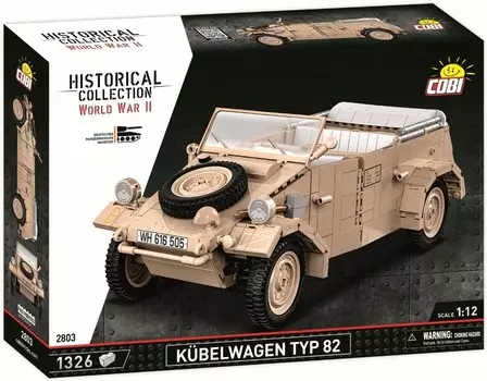 COBI, Историческая коллекция Второй мировой войны, Kubelwagen Type 82, 2803 г.