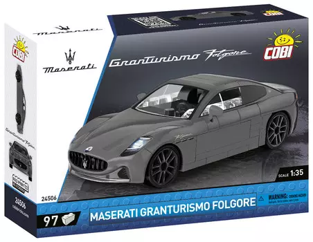 COBI, Klocki 24506 автомобиль MASERATI 2024 GRANTURISMO FOLGORE 97 KL.