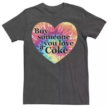 Coca-Cola Pride для взрослых: купите тому, кого вы любите, футболку с сердечком Coke Tie Dye Licensed Character