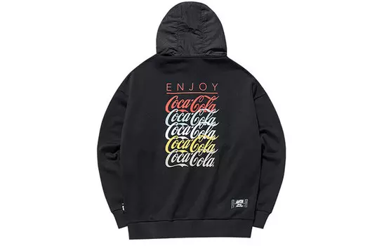 Coca-cola X Life Collection Толстовка мужская черная Anta, черный