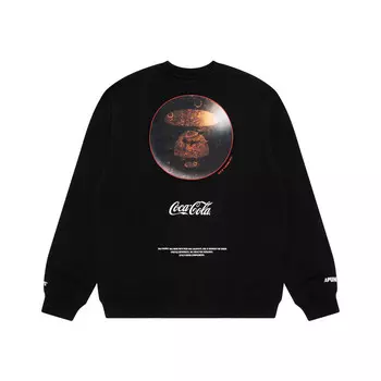 Coca-cola X Толстовка мужская черная Aape, черный
