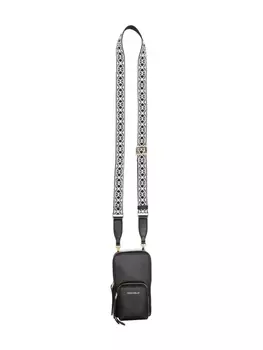 Coccinelle клатч для телефона с ремешком на шею, черный