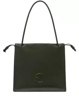 Coccinelle кожаная сумка-тоут, зеленый