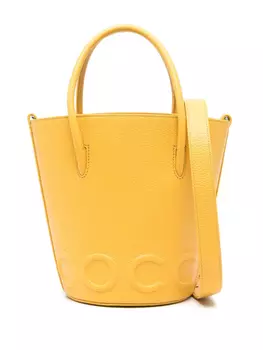 Coccinelle кожаная сумка, желтый