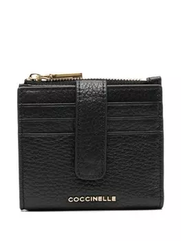Coccinelle маленький кошелек Metallic Soft, черный