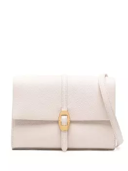 Coccinelle мини-сумка Dorian из зернистой кожи, нейтральный цвет