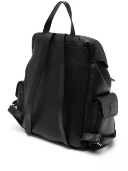 Coccinelle рюкзак из зернистой кожи, черный