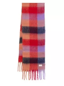Coccinelle шарф в клетку, фиолетовый