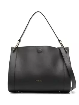 Coccinelle сумка на плечо с логотипом, черный