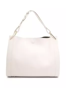 Coccinelle сумка на плечо с логотипом, нейтральный цвет