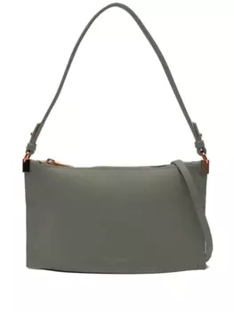 Coccinelle сумка на плечо с логотипом, зеленый