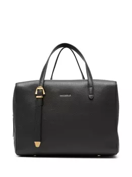 Coccinelle сумка-тоут с логотипом, черный