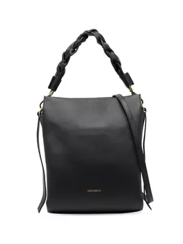 Coccinelle сумка-тоут с плетеным ремнем, черный