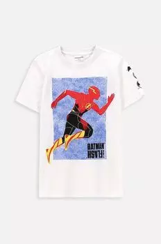 Coccodrillo Детская хлопковая футболка, белый