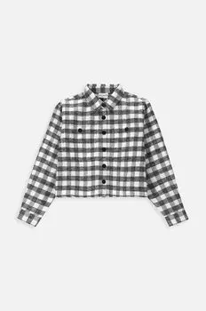 Coccodrillo Детская хлопковая рубашка, черный