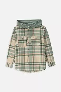 Coccodrillo Детская хлопковая рубашка, зеленый