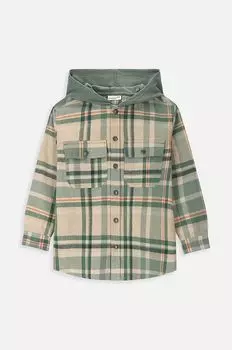 Coccodrillo Детская хлопковая рубашка, зеленый