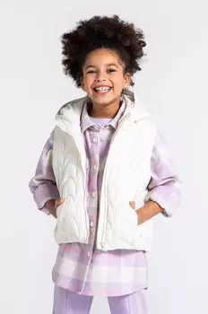 Coccodrillo Детский утепленный жилет, бежевый