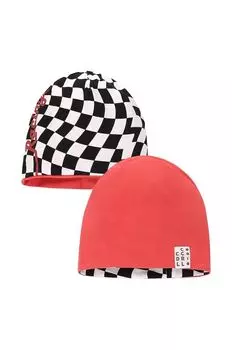 Coccodrillo Двусторонняя детская шапка, красный