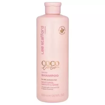 Coco Loco, Шампунь для блеска, для тусклых и тусклых волос, 16,9 жидких унций (500 мл) Lee Stafford