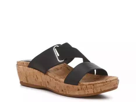 Coco Wedge Сандалии Hush Puppies, Black