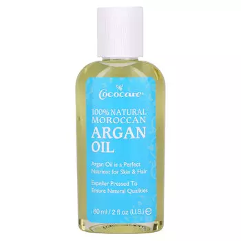 Cococare, полностью натуральное марокканское аргановое масло, 60 мл (2 жидк. унции)