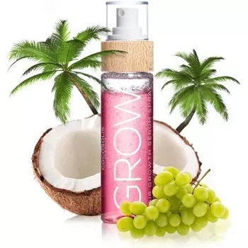 COCOSOLIS Grow Hair Growth Serum Spray - Масло для волос для густых, крепких и блестящих волос - Сыворотка для лечения волос для всех типов волос - Сыворотка для роста волос с легким и фруктовым ароматом 110 мл