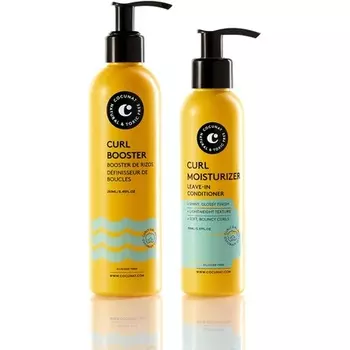 COCUNAT Curly Method Идеальные локоны в 2 этапа Увлажняющий несмываемый крем и усилитель локонов