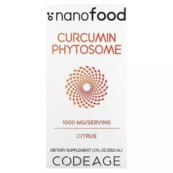 Codeage Curcumin Phytosome Citrus 1000 мг 2 жидких унции (59,2 мл)