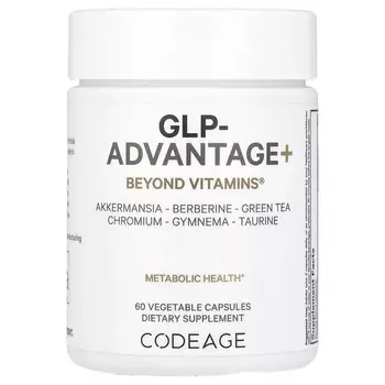 Codeage, GLP-Advantage +, Beyond Vitamins, 60 растительных капсул