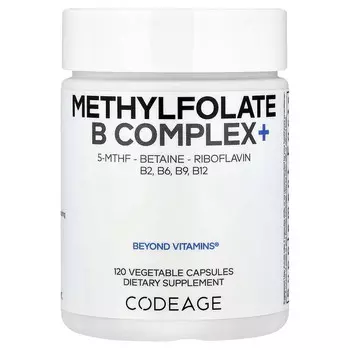 Codeage, Methylfolate B Complex, 120 растительных капсул