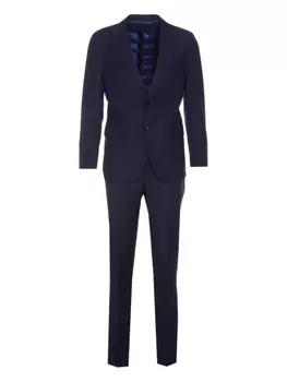 COLAMARINO костюм с однобортным пиджаком, синий