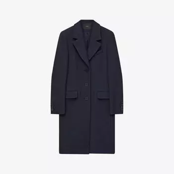 Coleherne однобортное пальто из смеси шерсти и кашемира Joseph, темно-синий